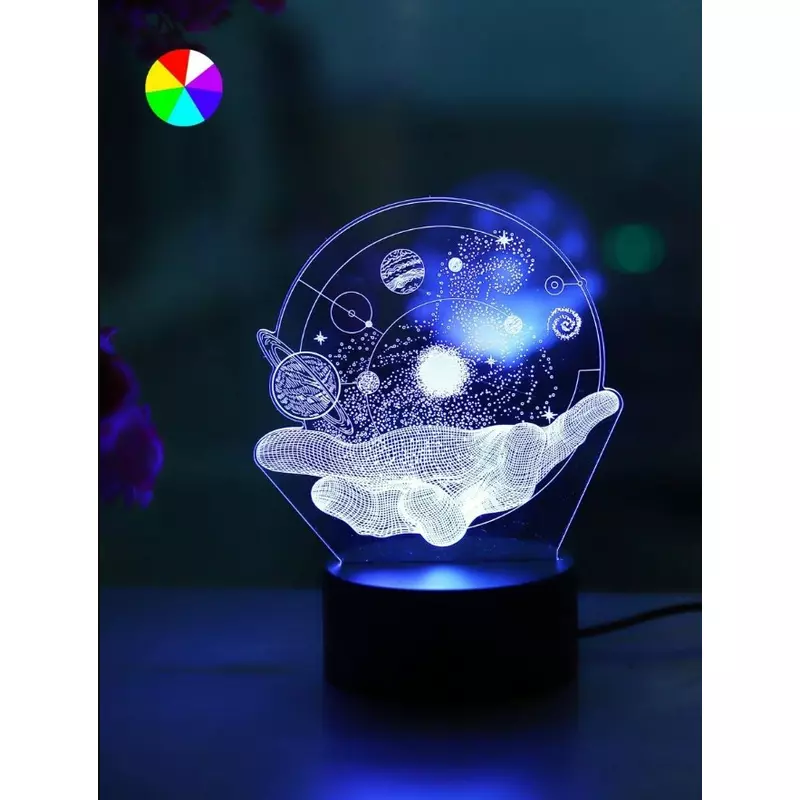 Lampa Decorativa 3D Galaxie - 10x19cm