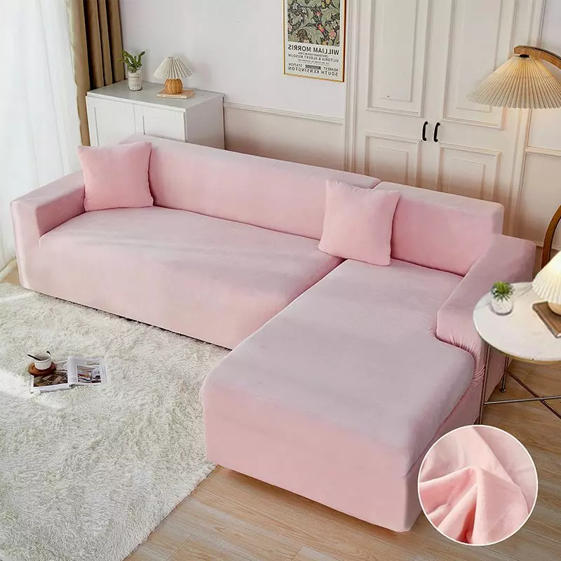 Huse elastice pentru coltar din catifea- lj352