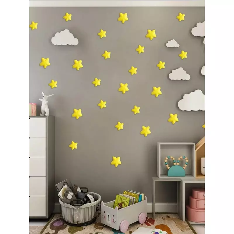 Sticker perete autocolant stelute - 2buc 8cm/10cm