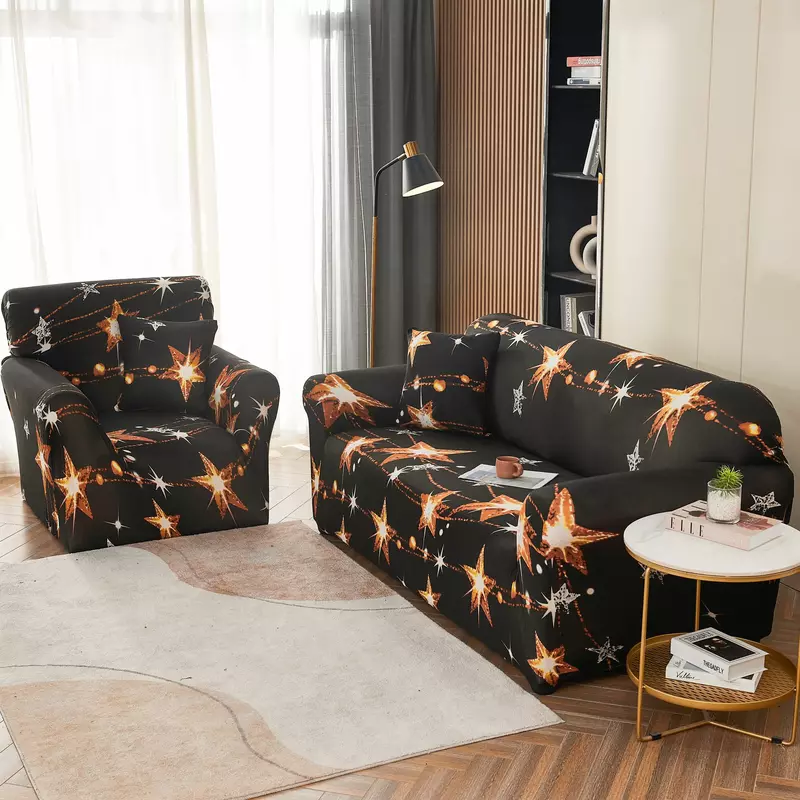 Set Huse Canapea 3 Locuri, Canapea 2 Locuri si 1 Fotoliu Elastic Modern - JOJ477