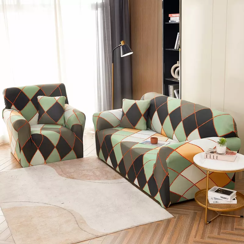Set Huse Canapea 3 Locuri, Canapea 2 Locuri si 1 Fotoliu Elastic Modern - JOJ470