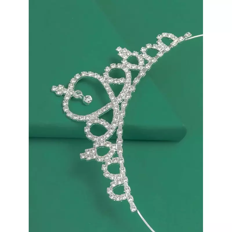 Diadema (Coronita) Mireasa cu Strasuri - Diametru 35 cm