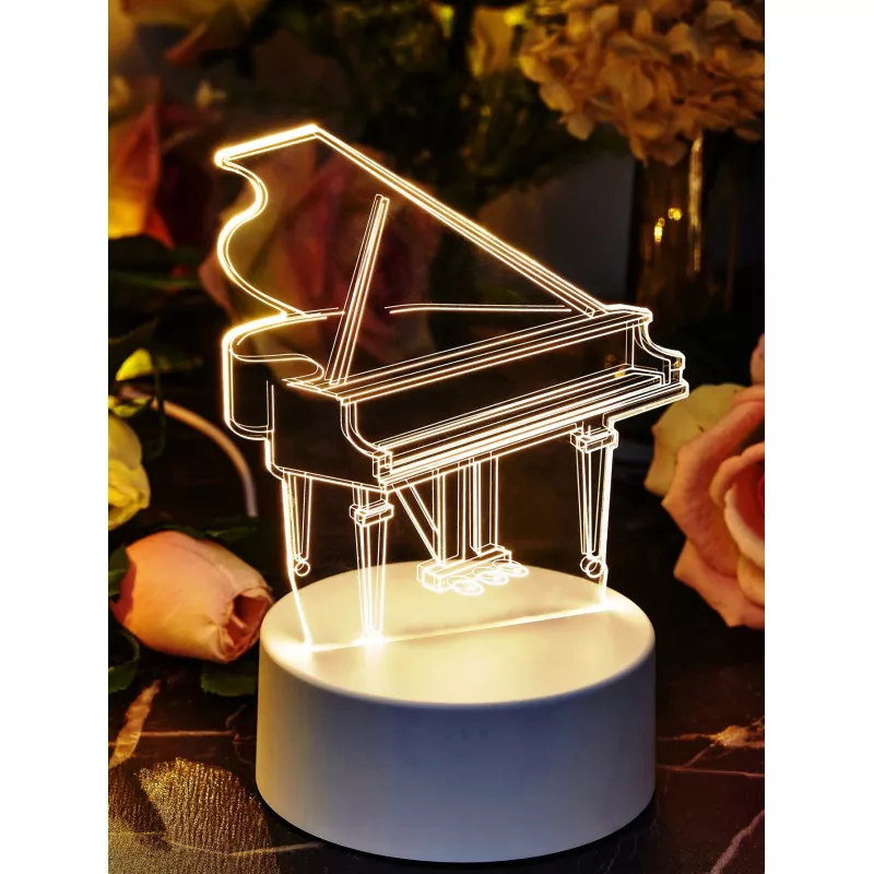 Inovius Lampa decorativa 3d - pian
