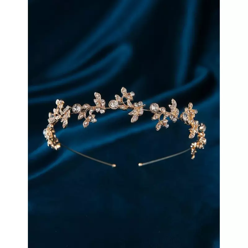 Bentita Mireasa cu Strasuri - Aurie - 91070