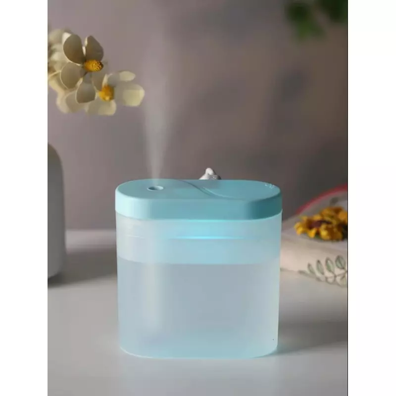 Umidificator camera Mini - de birou - Capac Albastru - 9.5 x 4.3 x 9.1 cm