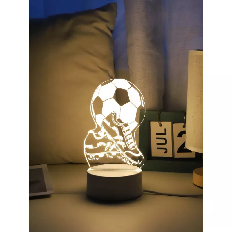 Inovius Lampa decorativa 3d minge si ghete- 11x19cm