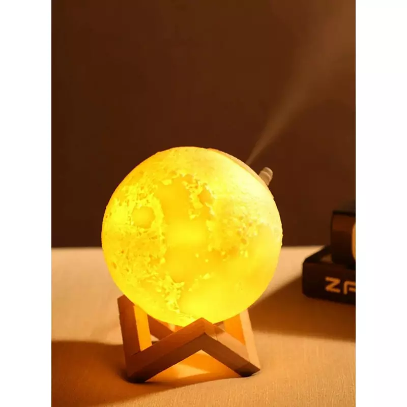 Umidificator camera si Lampa de Veghe - Luna - 10 x 10 x 10 cm