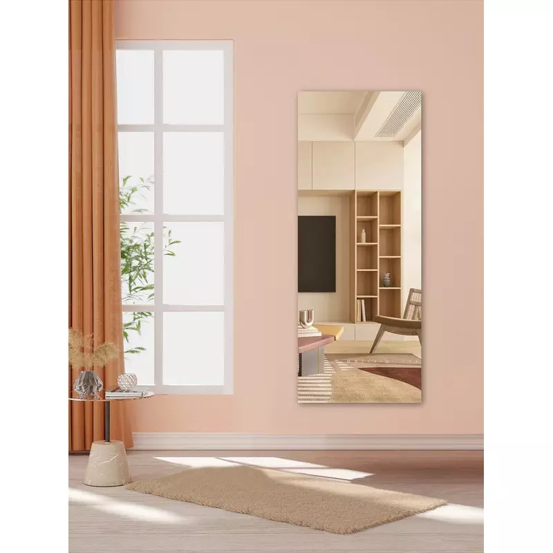 Oglinda Decorativa Autoadeziva, Forma Dreptunghiulara, 45x122 cm