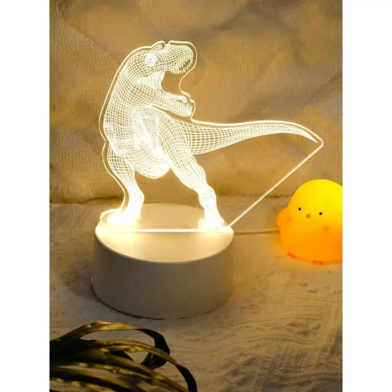 Lampa Decorativa 3D Dinozaur - 14.5 x 9.5 x 14 cm