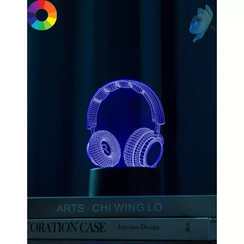 Lampa Decorativa 3D Casti - 11 x 9.8 x 19 cm