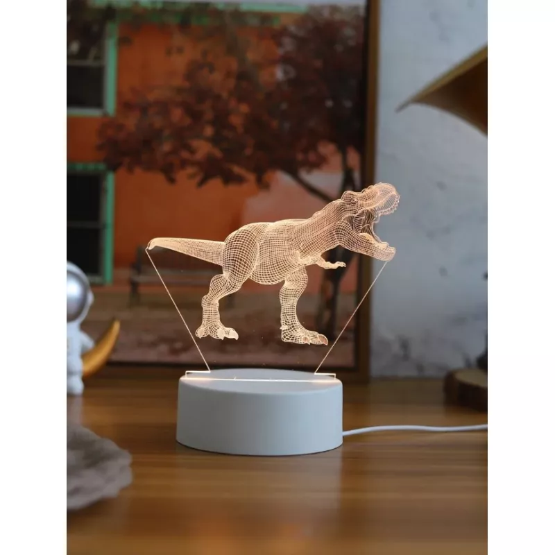 Lampa Decorativa 3D Dinozaur - 15 x 9.8 x 15.2 cm