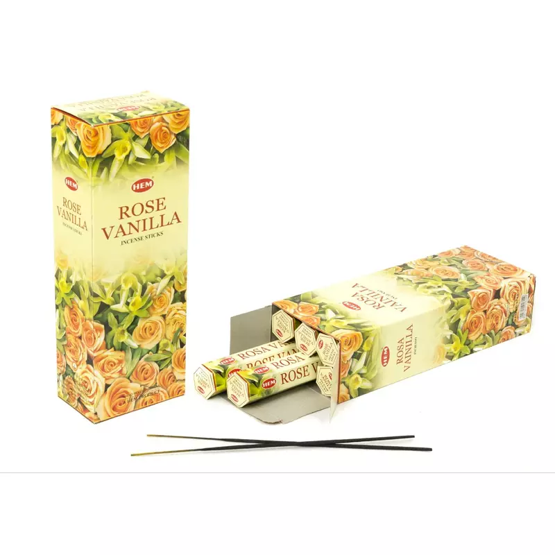 Betisoare Parfumate - Set 120 Buc - Rose Vanilla