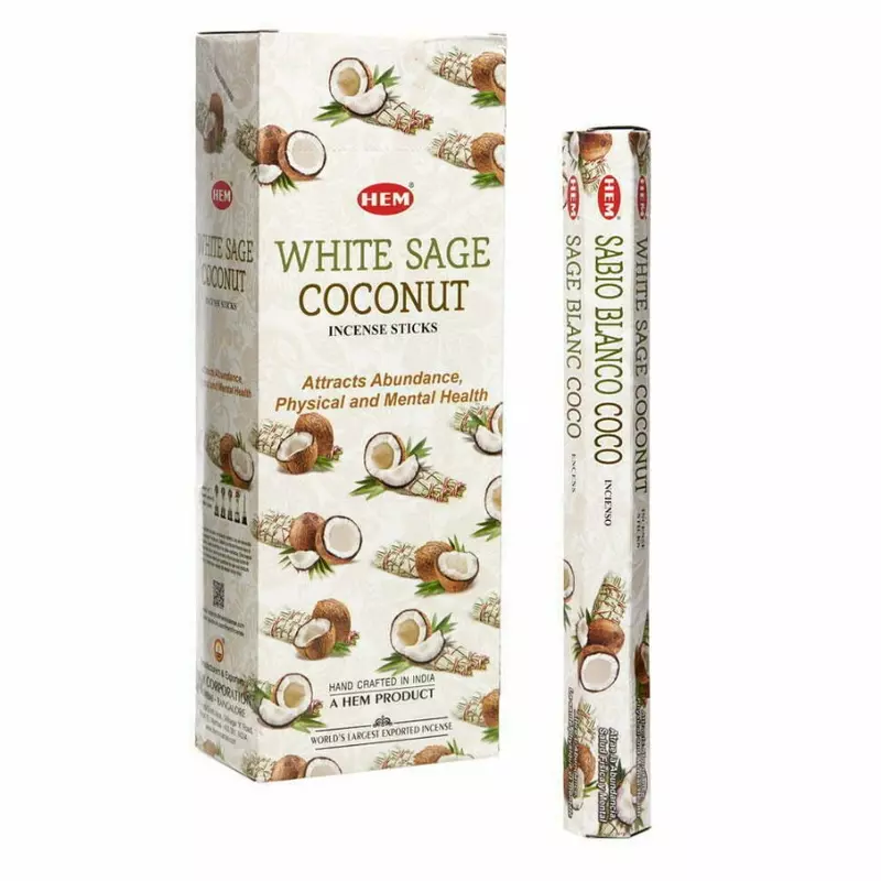 Betisoare Parfumate - Set 120 Buc - White Sage Coconut