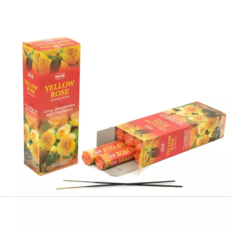 Betisoare Parfumate - Set 120 Buc - Yellow Rose
