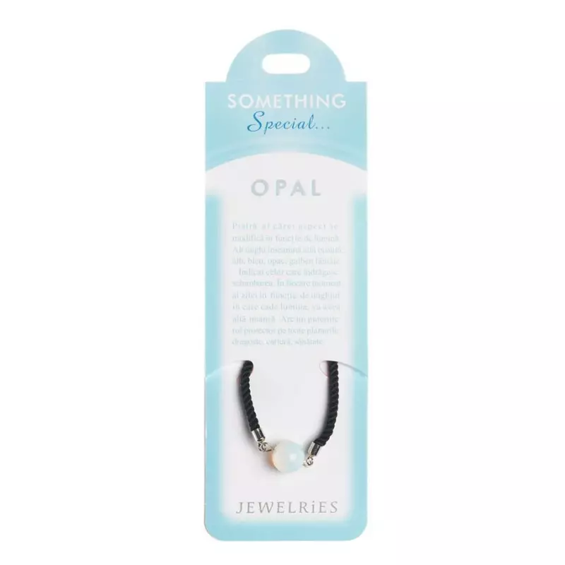 Bratara pietre semipretioase cu snur - Opal