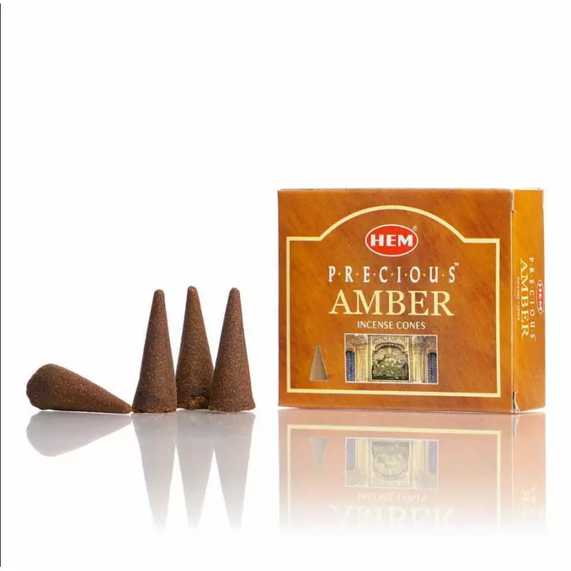 Conuri parfumate - 10 Buc - Precious Amber