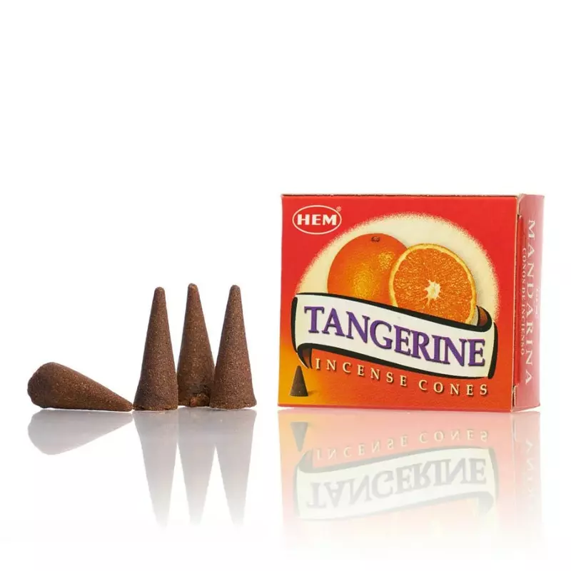 Conuri Parfumate - 10 Buc - Tangerine