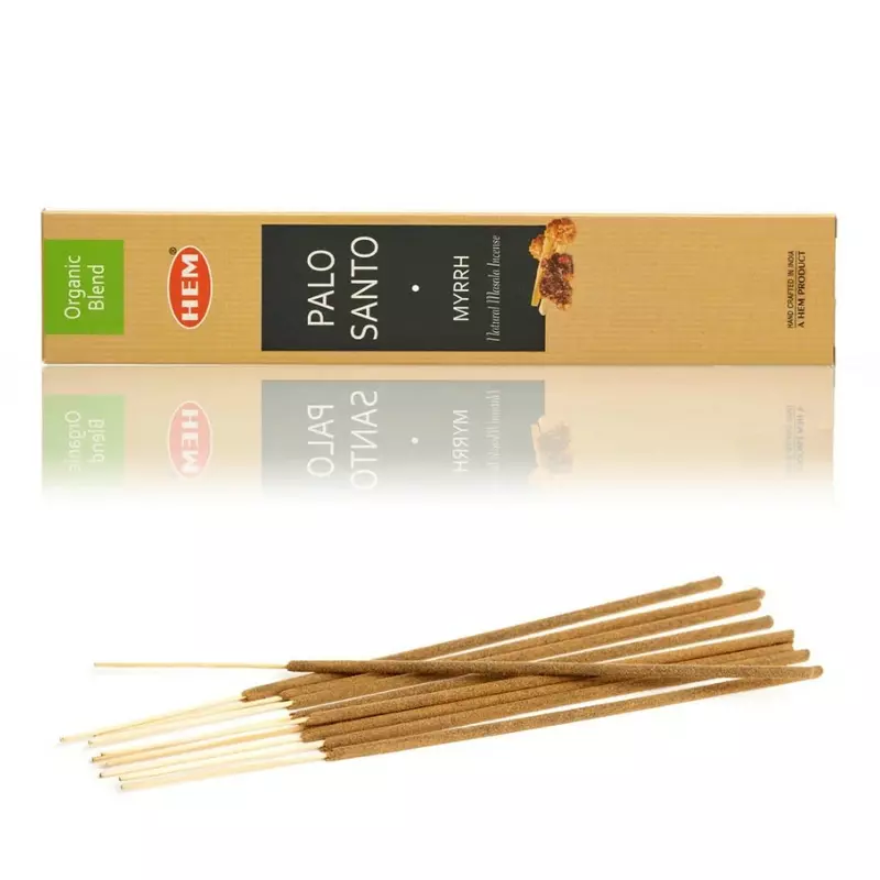 Betisoare Parfumate Dreptunghi - Set 10 Buc - Palo Santo Myrrh Organic Blend