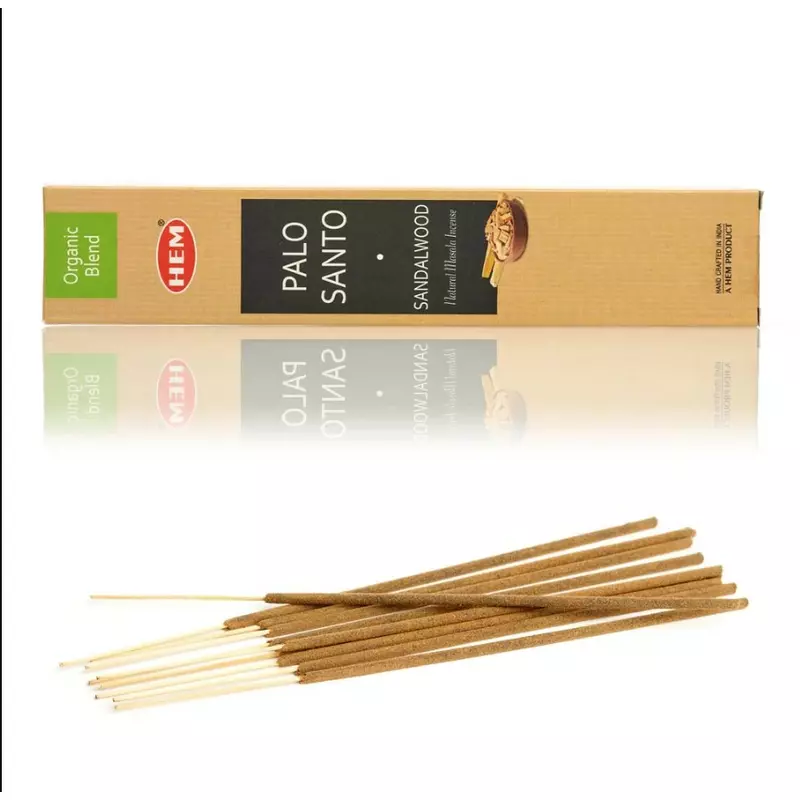 Betisoare Parfumate Dreptunghi - Set 10 Buc - Palo Santo Sandalwood Organic Blend
