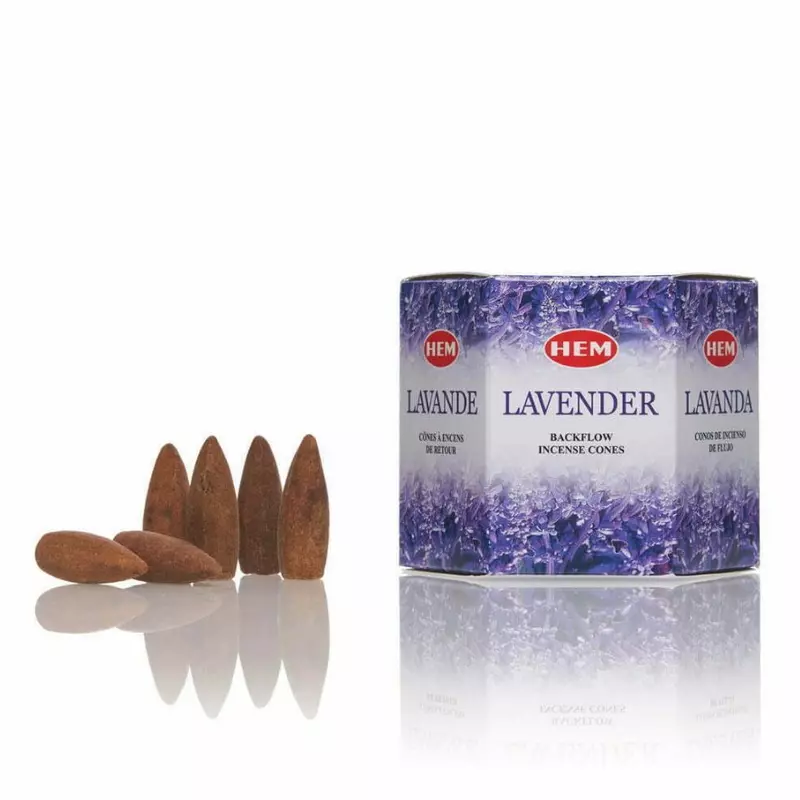 Conuri parfumate Backflow - 40 Buc - Lavander