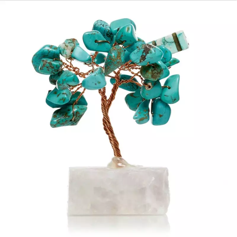 Pom cu Pietre Semipretioase - Turcoaz 7,5cm
