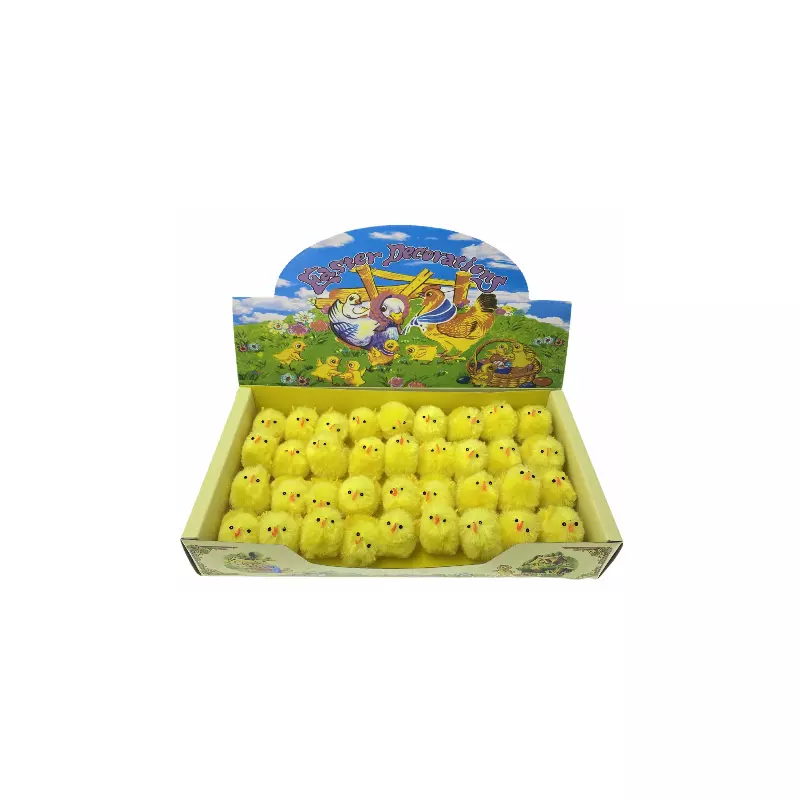 Set 36 pui decorativi aranjamente Paste, galbeni