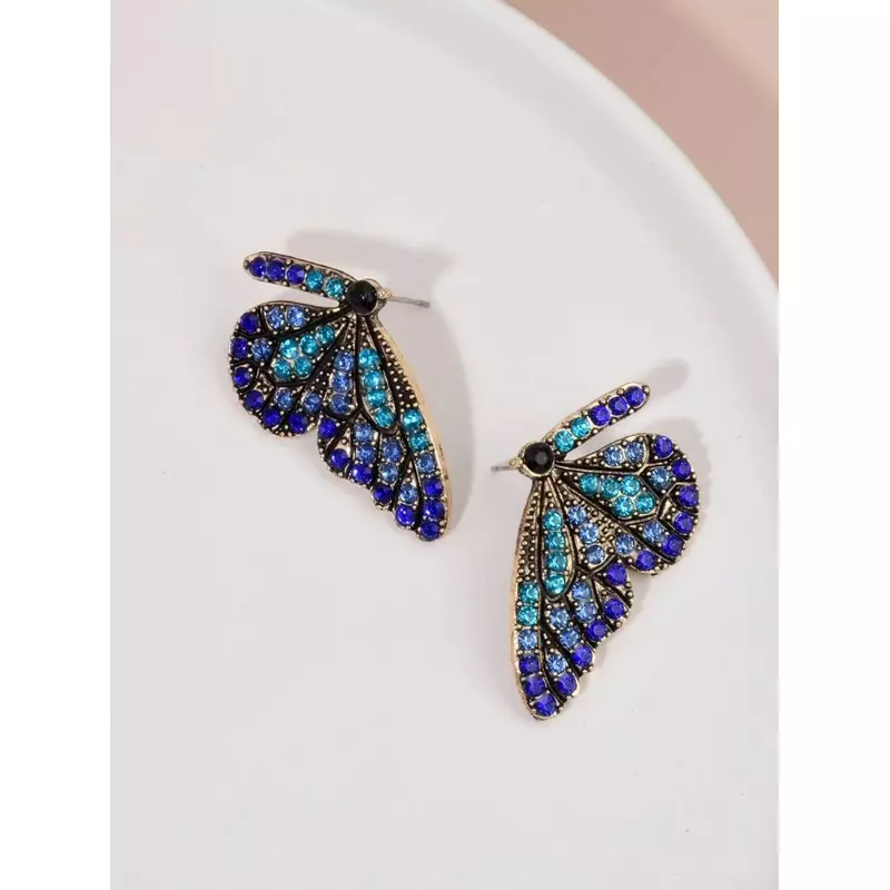 Cercei Fluture Albastri - 07725