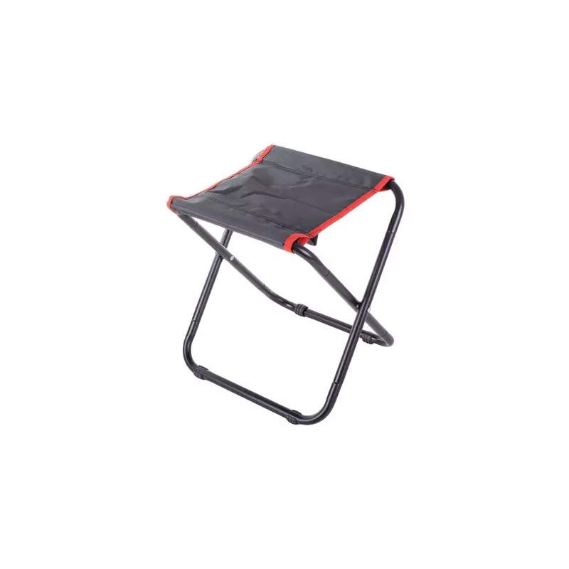 Scaun pliabil pentru camping, gradina, pescuit, Verk Group, negru, 25x27x34 cm