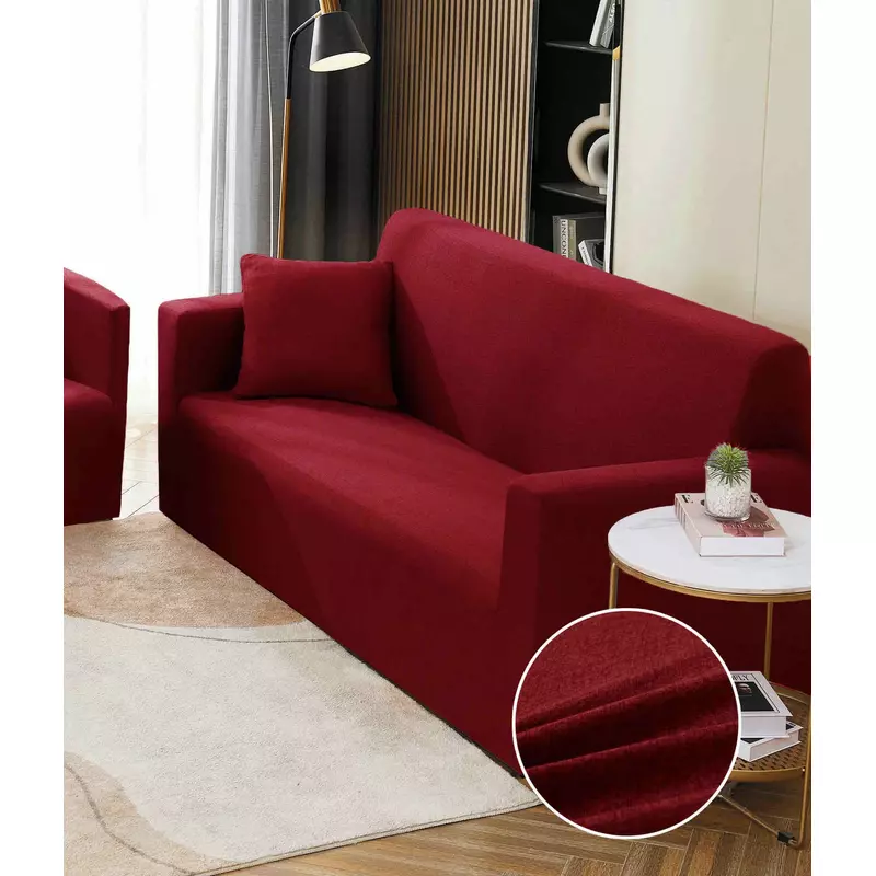 Husa Canapea 3 Locuri Elastica Moderna Bordo - JOJ384