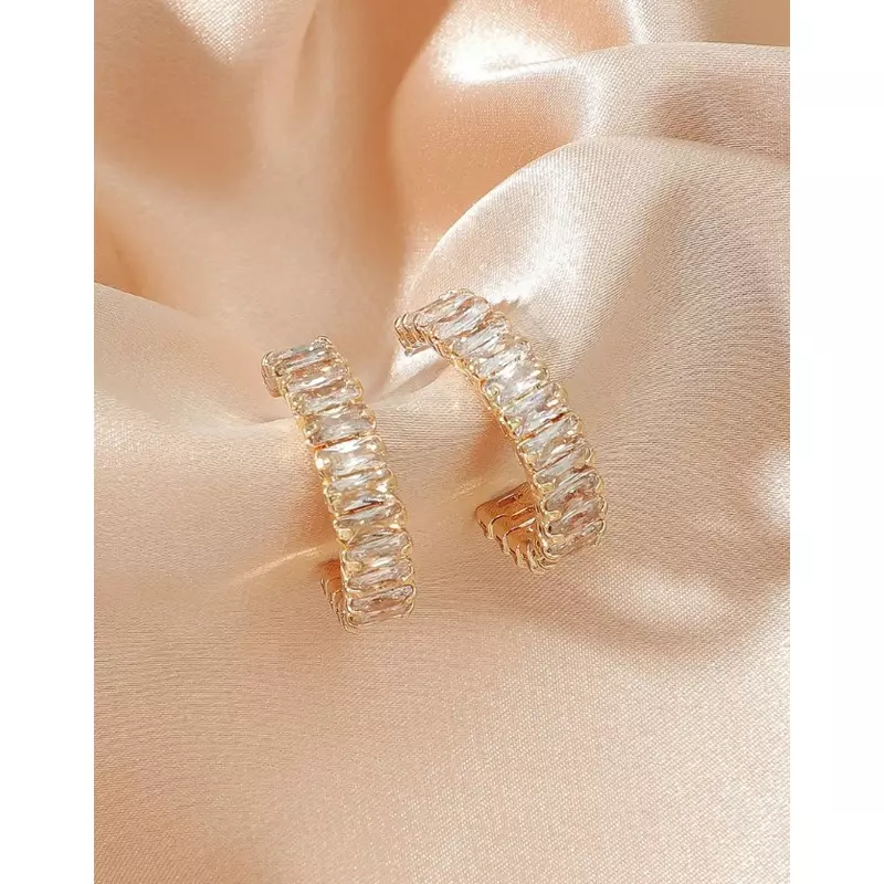 Cercei Eleganti din Zirconiu cu Strasuri - 88242