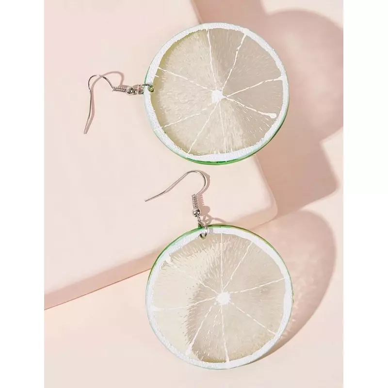 Cercei felie Lime