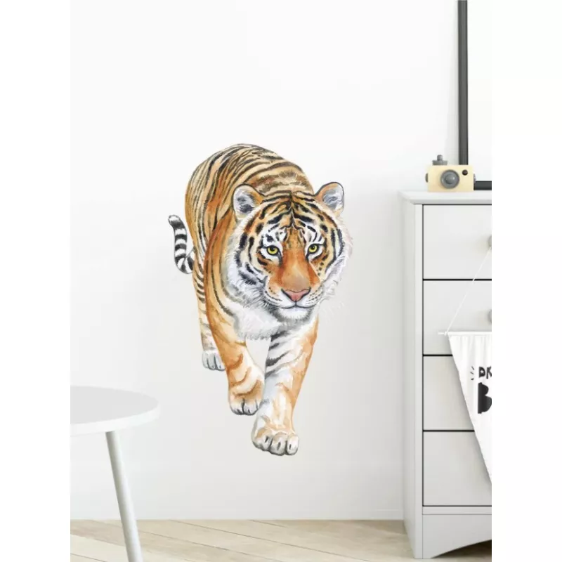 Sticker perete autocolant tigru 60x30 cm