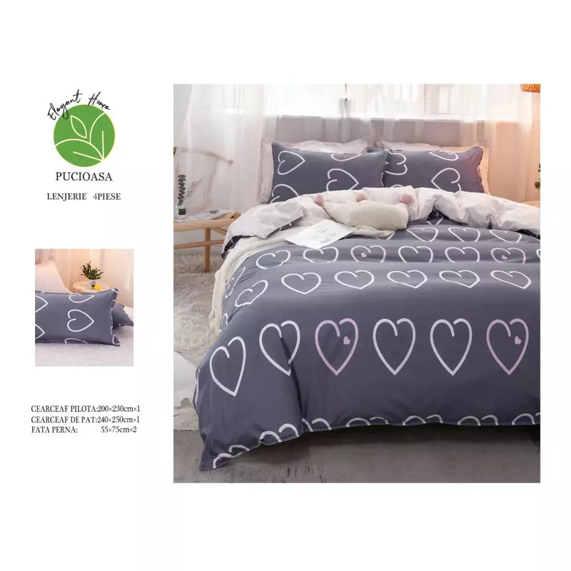 Lenjerie de pat Bumbac Satinat - SIPRA50-528