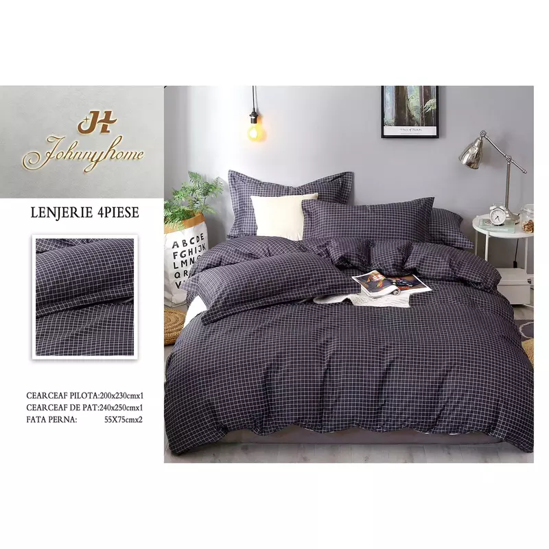 Lenjerie de pat bumbac satinat - sipra50-580