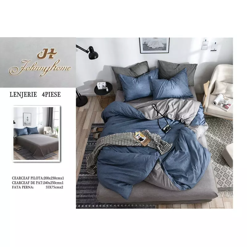 Lenjerie de pat bumbac satinat - sipra50-587