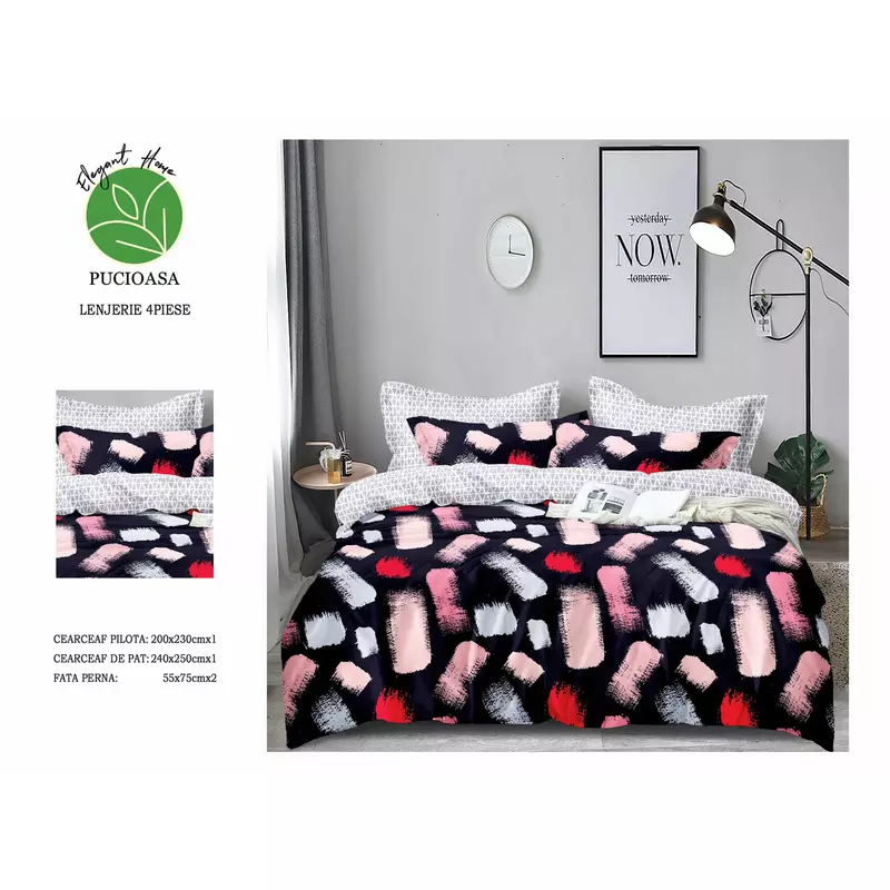 Lenjerie de pat bumbac satinat - sipra50-598