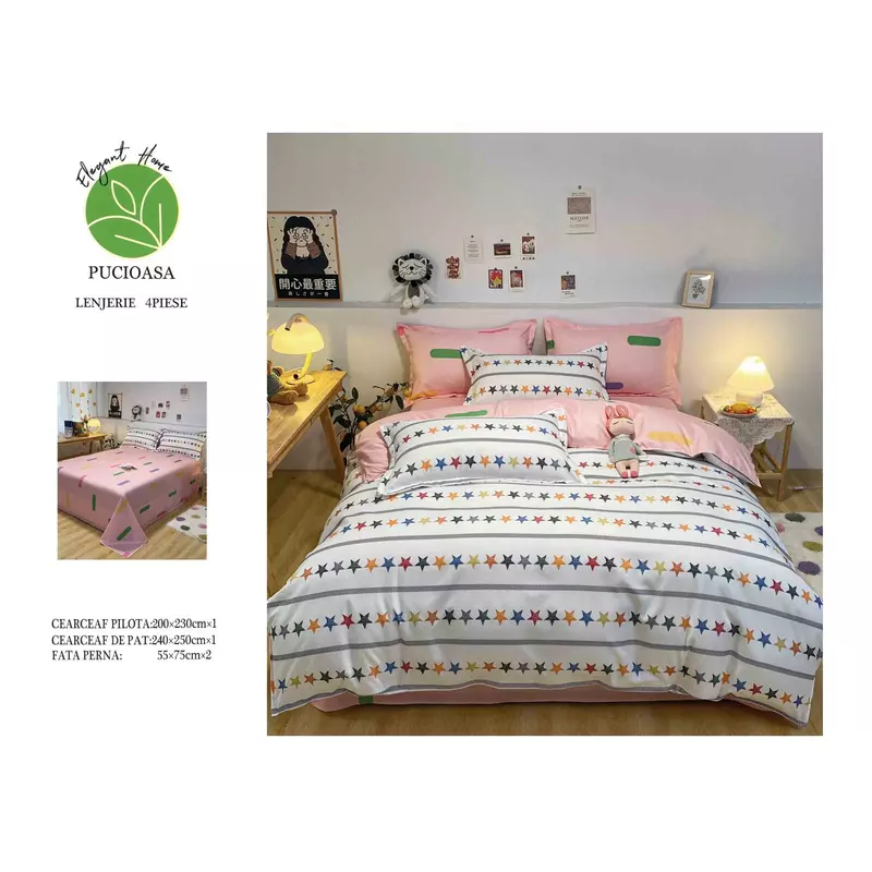 Lenjerie de pat bumbac satinat - sipra50-604