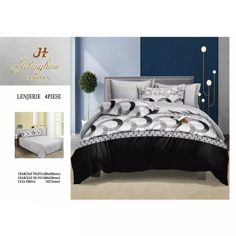 Lenjerie de pat - bumbac satinat - sipra50-610