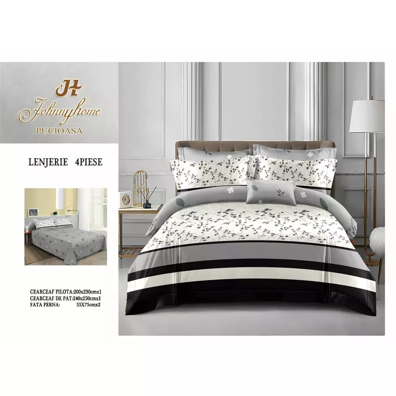 Lenjerie de pat Bumbac Satinat - SIPRA50-616