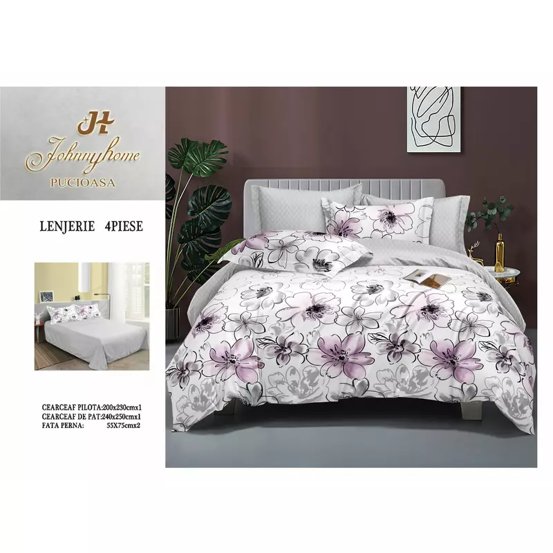 Lenjerie de pat Bumbac Satinat - SIPRA50-623