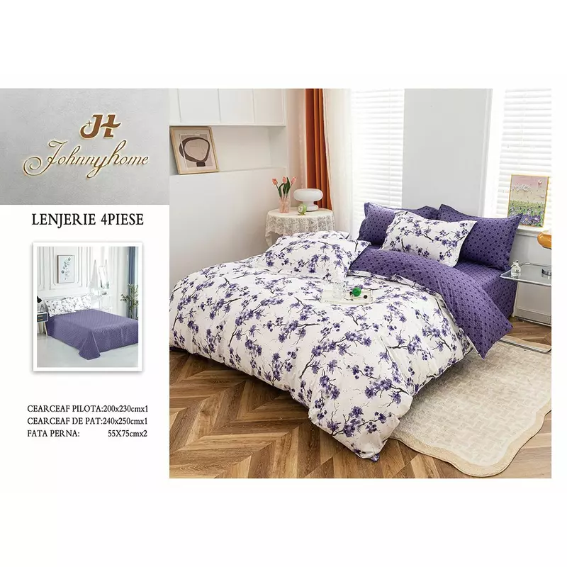 Lenjerie de pat bumbac satinat - sipra50-625