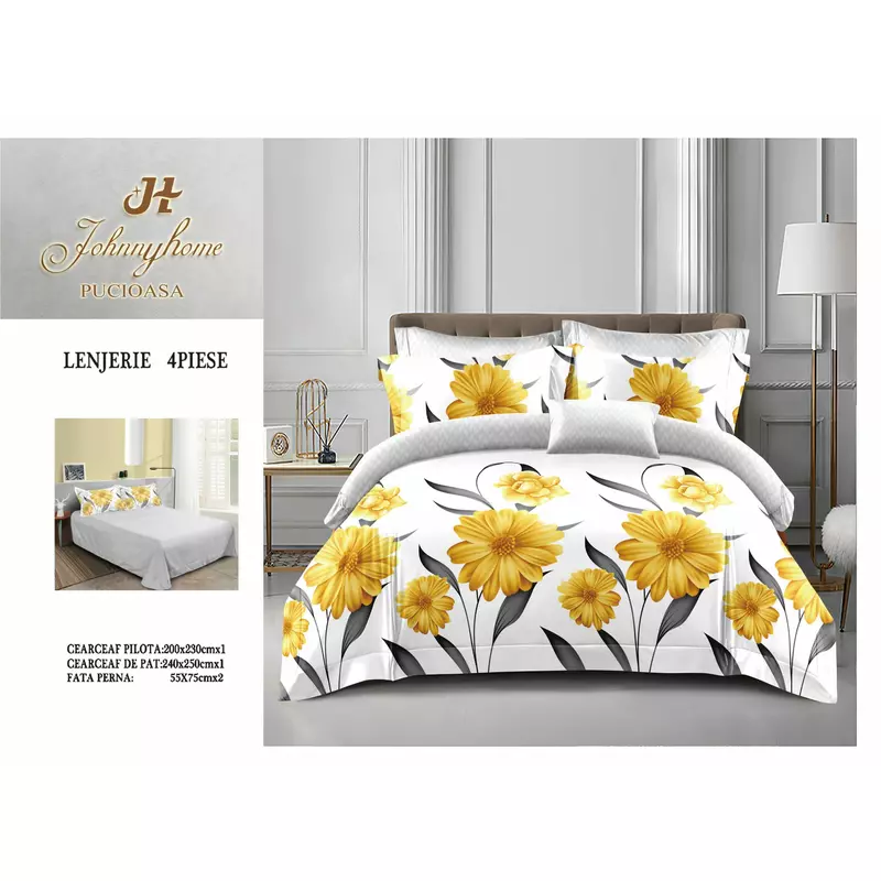 Lenjerie de pat bumbac satinat - sipra50-626