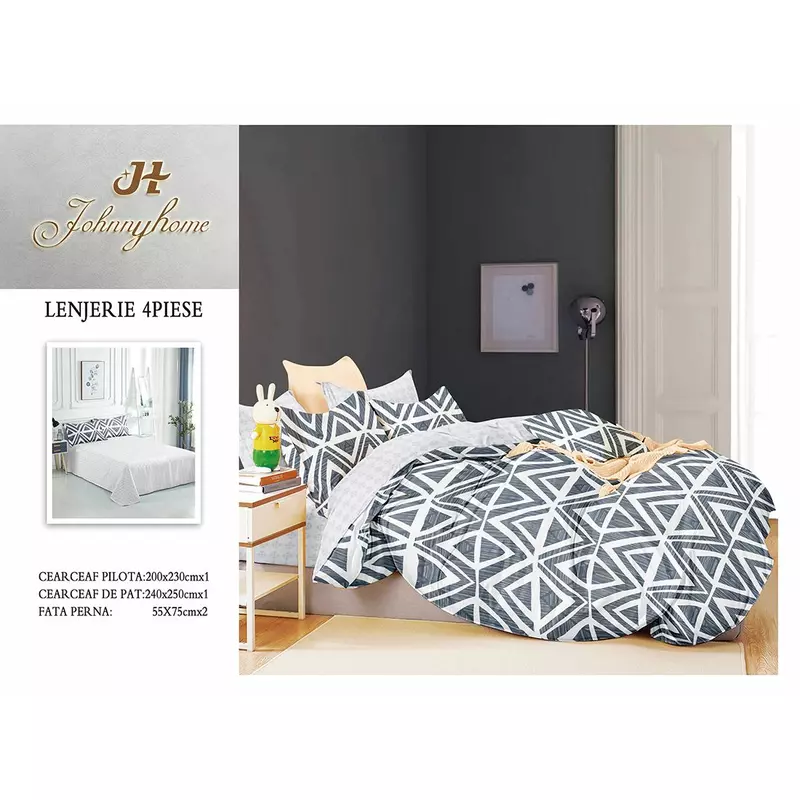 Lenjerie de pat Bumbac Satinat - SIPRA50-646
