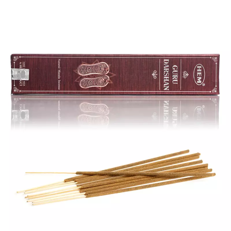 Betisoare Parfumate Dreptunghi - Set 10 Buc - Guru Darshan