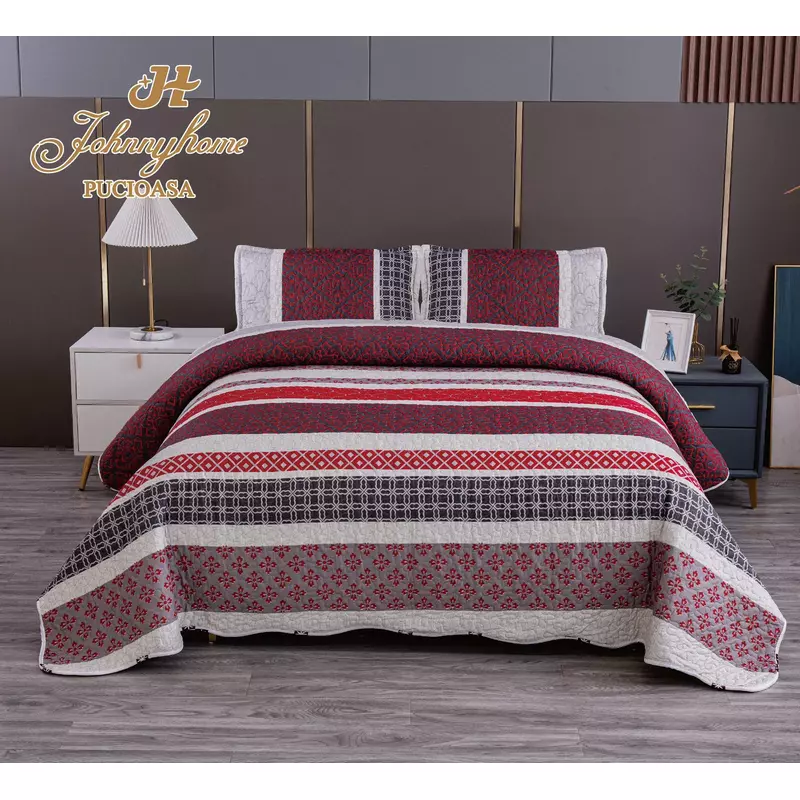 Set Cuvertura de Pat din Bumbac cu 2 Fete -  SIPRV32A