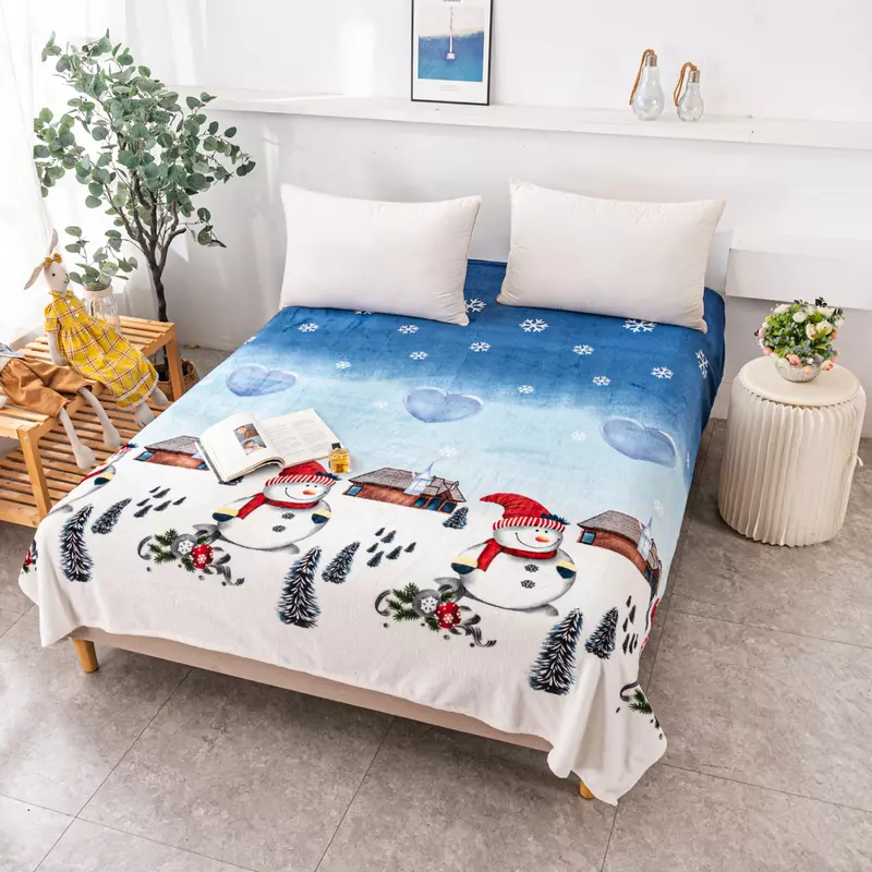 Patura Cocolino pentru pat Dublu cu Om de Zapada - PIT47