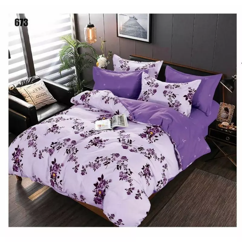 Lenjerie de pat Bumbac Finet 6 piese cu elastic - PUC83