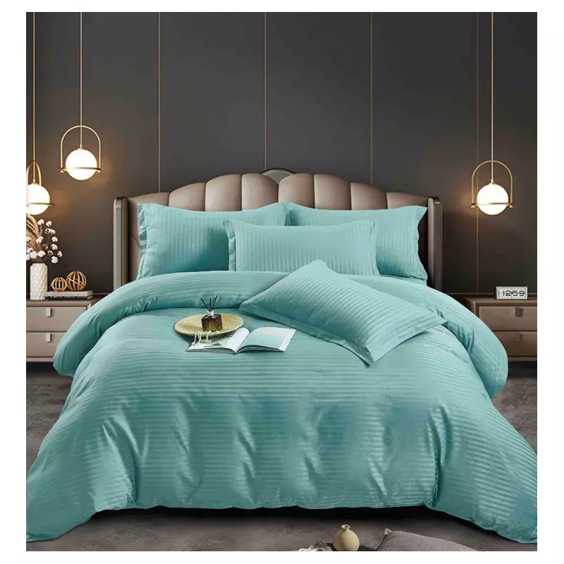 Lenjerie de Pat Damasc 6 Piese,Verde Menta - JO352