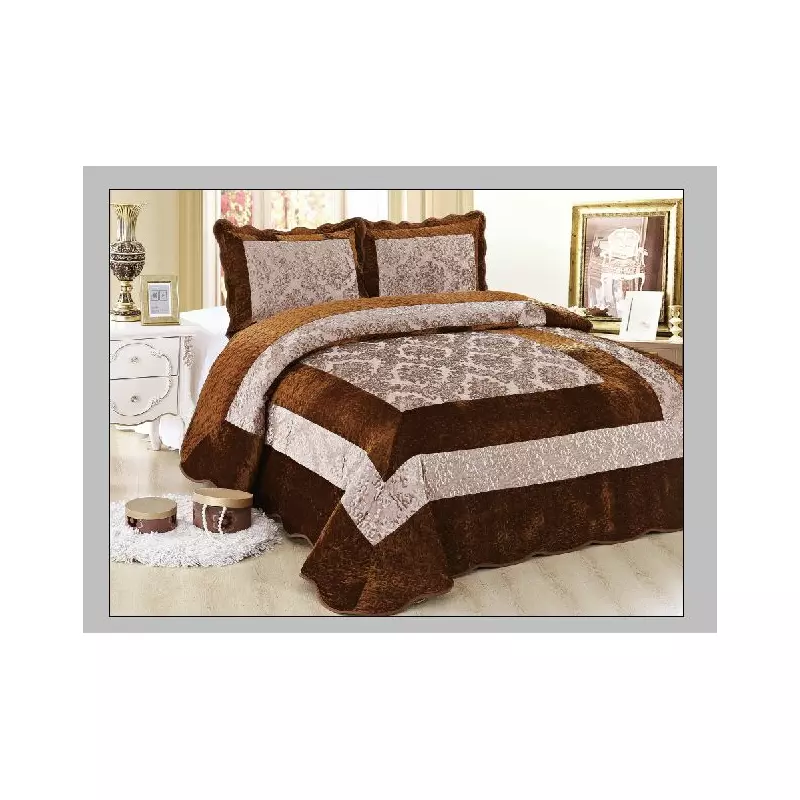 Set Cuvertura Pat Catifea-LIM34